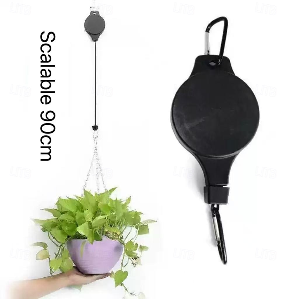Paquete de 3 colgadores de poleas para plantas, ajustables, resistentes y retráctiles, para jardín interior y exterior, cestas colgantes, jardineras y comederos para pájaros. 2026 - $22.99 –P6