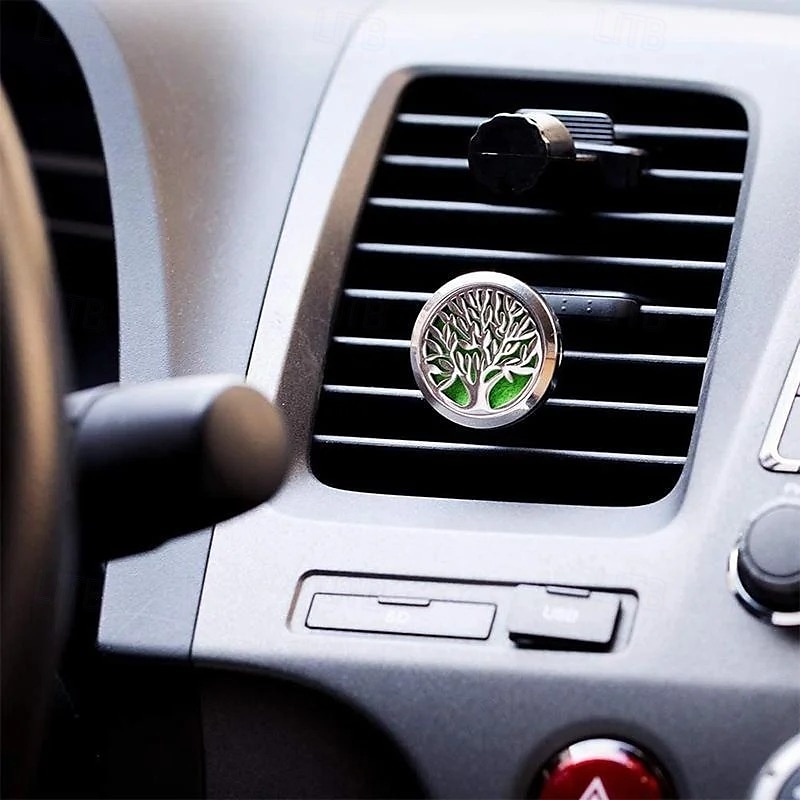 1 ensemble de désodorisant de voiture en acier inoxydable diffuseur d'huile essentielle clip décoration intérieure de voiture clip d'aération aromathérapie parfum ornement parfum accessoire pour de 2025 ? $11.99 –P1
