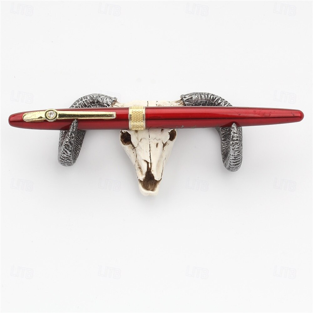 Decorazione da parete per Halloween con teschio di mucca, gancio da parete in resina con corno di toro, portachiavi decorativo con testa di animale per ingresso, stile gotico occidentale, del 2025 a $9.99 –P3
