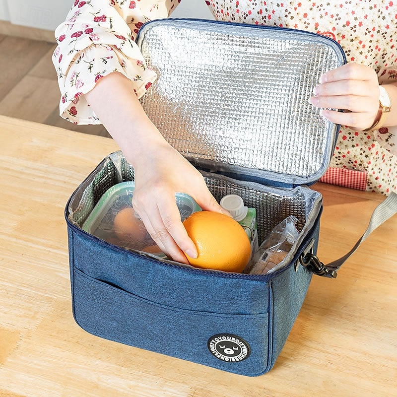 Lunch Bag for Women and Men for Back to School Office Picnic Hiking Beach New Insulated Tote Portable Bento Bag for Work Fresh Keeping Food Container Lunch Box Bag 2025 - $6.99 –P2
