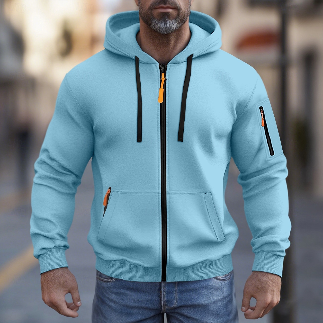 Per uomo Felpa con cappuccio Felpa con cappuccio a zip intera Felpa con cappuccio in pile Felpa con cappuccio tattica Nero Bianco Verde militare Rosso Borgogna Con Cappuccio Semplice Cerniera Sport del 2025 a $23.99 –P8