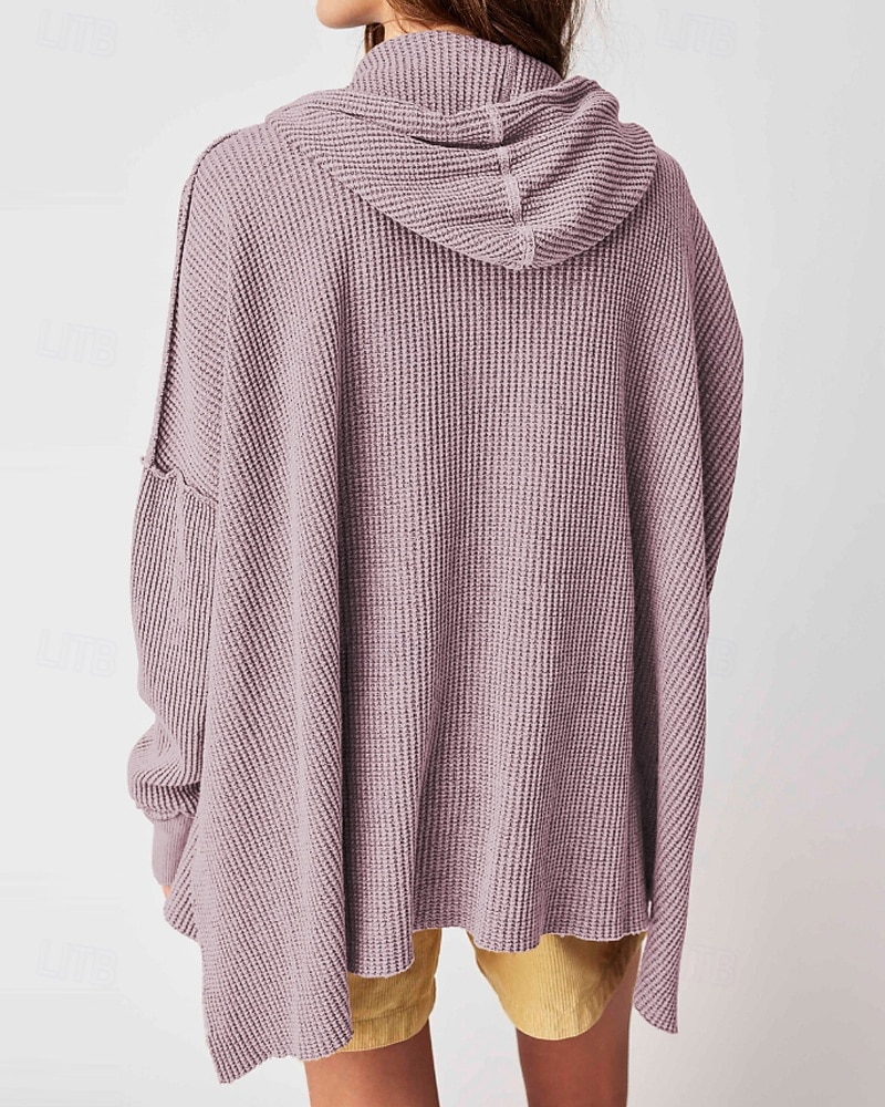 Per donna Felpa con cappuccio Semplice Moderno Casual Manica Lunga Con Cappuccio Top Regolari Ferie Uscire Tasca Nero Blu Viola Marrone Beige Autunno del 2025 a $26.99 –P7
