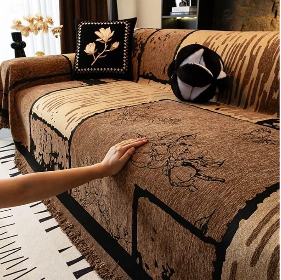 Copridivano in ciniglia vintage antigraffio per cani, adatto agli animali domestici del 2025 a $53.99 –P9
