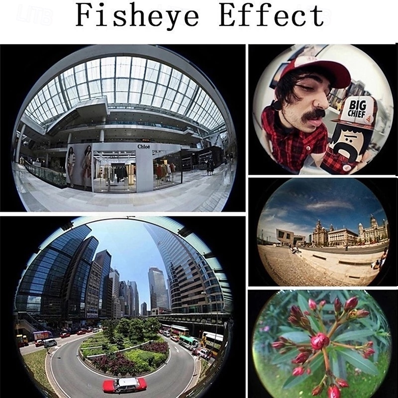 Φακός μικροκάμερας 3 σε 1 με ευρυγώνιο φακό fisheye για iPhone, Xiaomi Redmi, φακοί 3 σε 1 zoom fisheye σε smartphone με κλιπ τηλεφώνου 2025 - $6.99 –P5