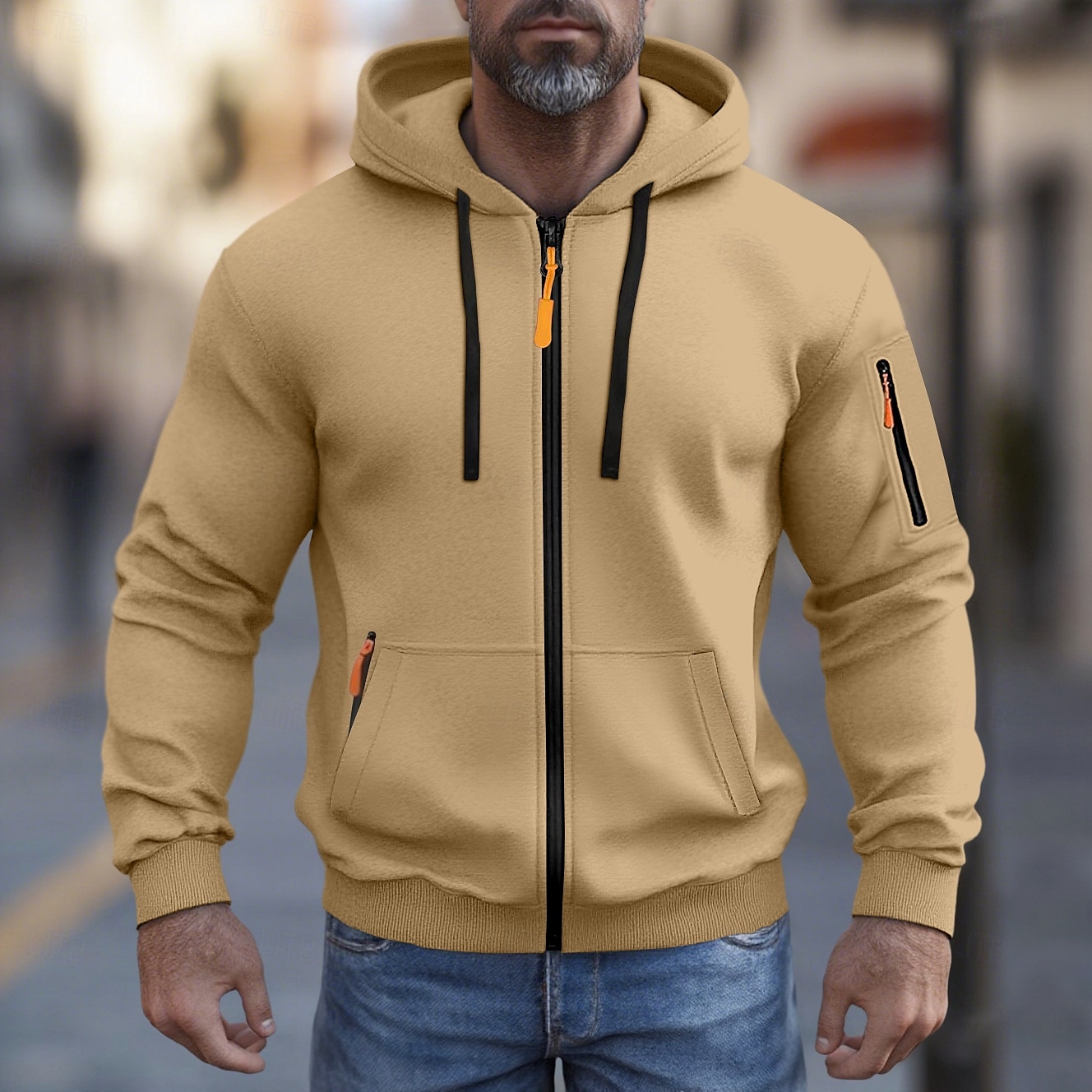 Per uomo Felpa con cappuccio Felpa con cappuccio a zip intera Felpa con cappuccio in pile Felpa con cappuccio tattica Nero Bianco Verde militare Rosso Borgogna Con Cappuccio Semplice Cerniera Sport del 2025 a $23.99 –P9