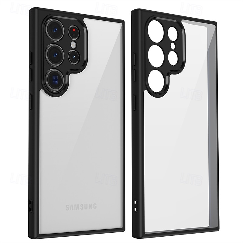 Phone Case For Samsung Galaxy S25 Plus S25 Ultra S24 Ultra Plus S24 FE S23 Ultra Plus A55 A35 A25 A15 5G Back Cover Translucent Shockproof PC 2025 - $11.99 –P5