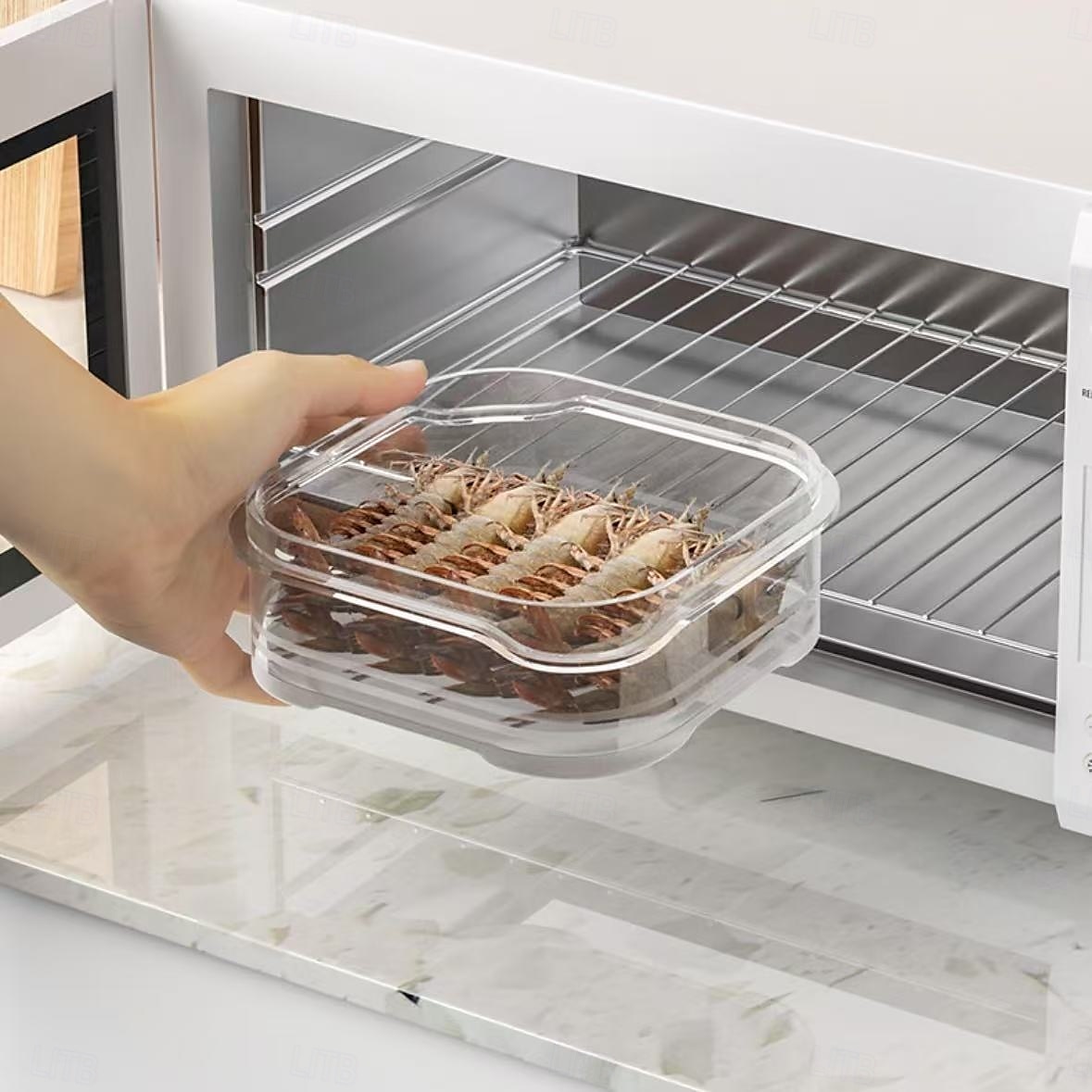 10pcs Airtight Food Storage Containers with Lids, Microwave and Refrigerator Safe Sealed Meal Prep Boxes for Kitchen and Home Organization 2025 - $14.99 –P8