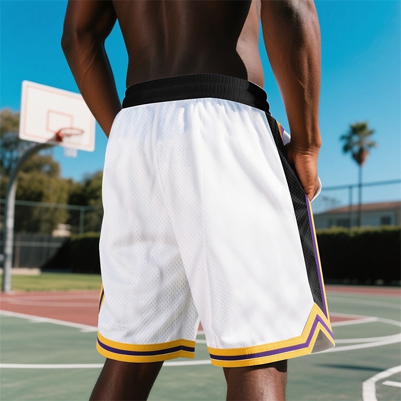 Per uomo Shorts Pantaloncini Estivi Pantaloncini da basket Pantaloncini casual Pantaloncini in rete Tasca Elastico in vita Coulisse A righe Comodità Traspirante Corto All'aperto Vacanza Canotta del 2025 a $12.99 –P3