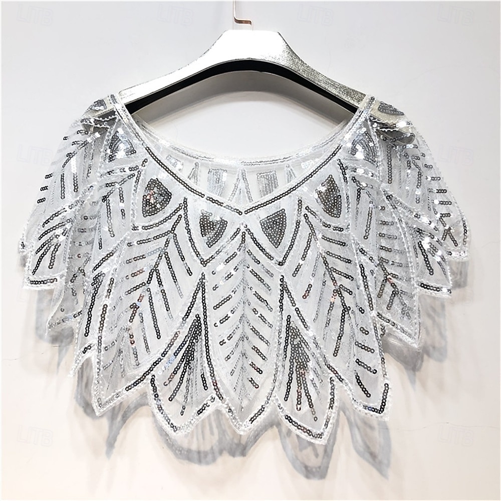 Women's Wrap Elegant Sun Protection Short Sleeve Lace Wedding Wraps With Crystals For Formal Summer 2025 - $25.99 –P16