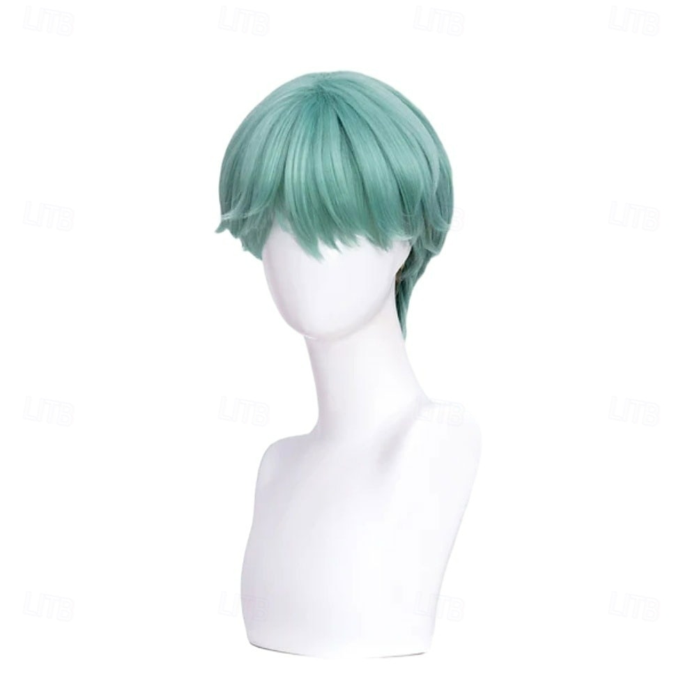 Filme anime kpop caçadores de demônios cosplay bebê peruca curta verde de 2025 por €16.51 –P2