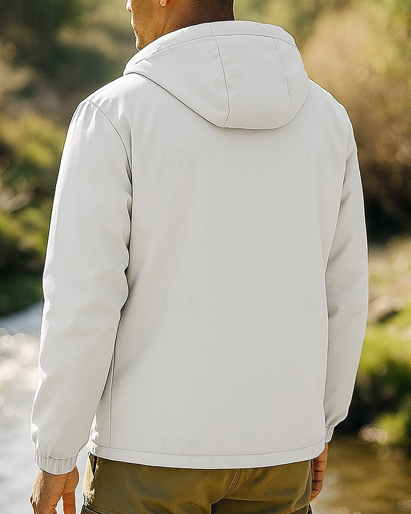 Per uomo Giacca softshell Giacca da escursionismo Giacca invernale Inverno All'aperto Calore Termico Impermeabile Antivento Leggero Top Nero Viola Cachi del 2025 a $36.99 –P2