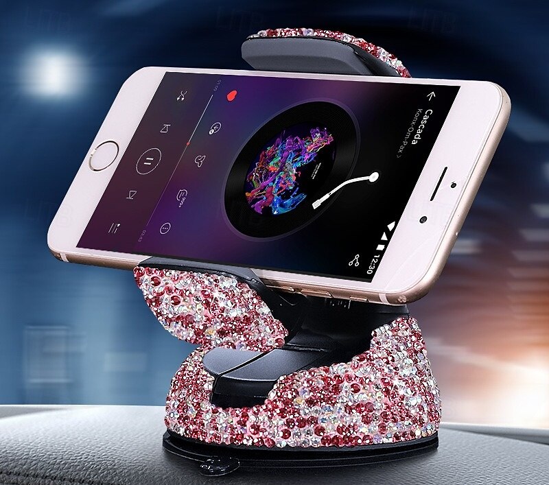 Support de téléphone réglable pour voiture, support de ventilation bling, ventouse multifonction, support rotatif pour tableau de bord, support de téléphone portable pour la navigation dans de 2025 ? $12.99 –P11