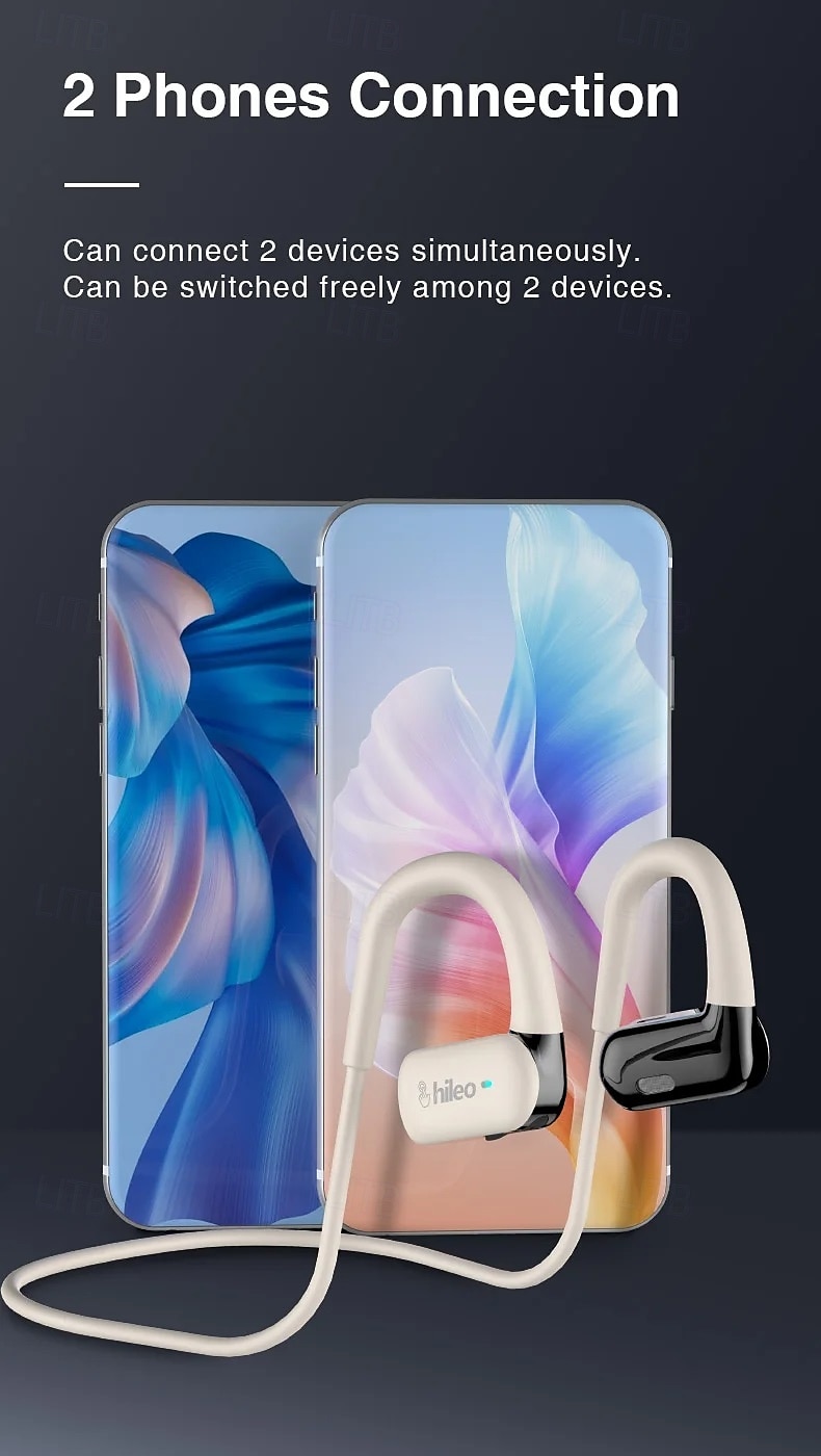 Hi77 TWS True auriculares inalámbricos Auriculares de Gancho Bluetooth5.0 Impermeable Estéreo DE ALTA FIDELIDAD para Apple Samsung Huawei Xiaomi MI Entrenamiento de gimnasio Esquí Camping / Senderismo 2025 - $32.99 –P12