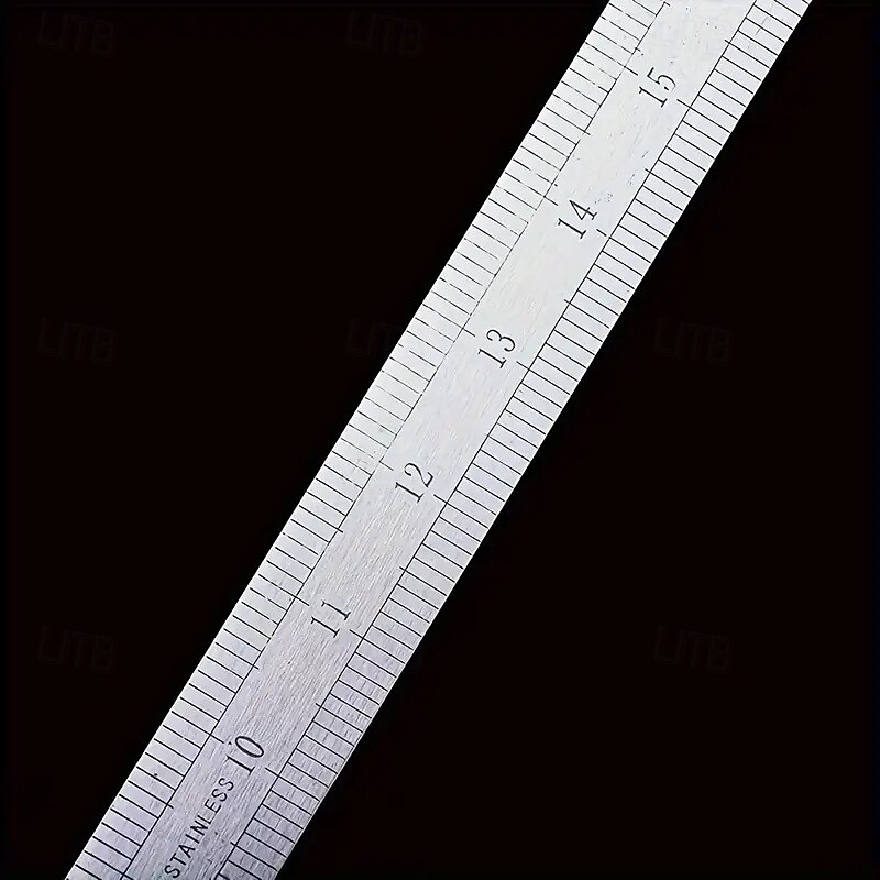 20 inch Heavy-Duty Dual-Scale Steel Ruler with Lanyard - Quenched Thickened Metal Straight Edge for Precision Drawing & Measurement 2025 - $12.99 –P6