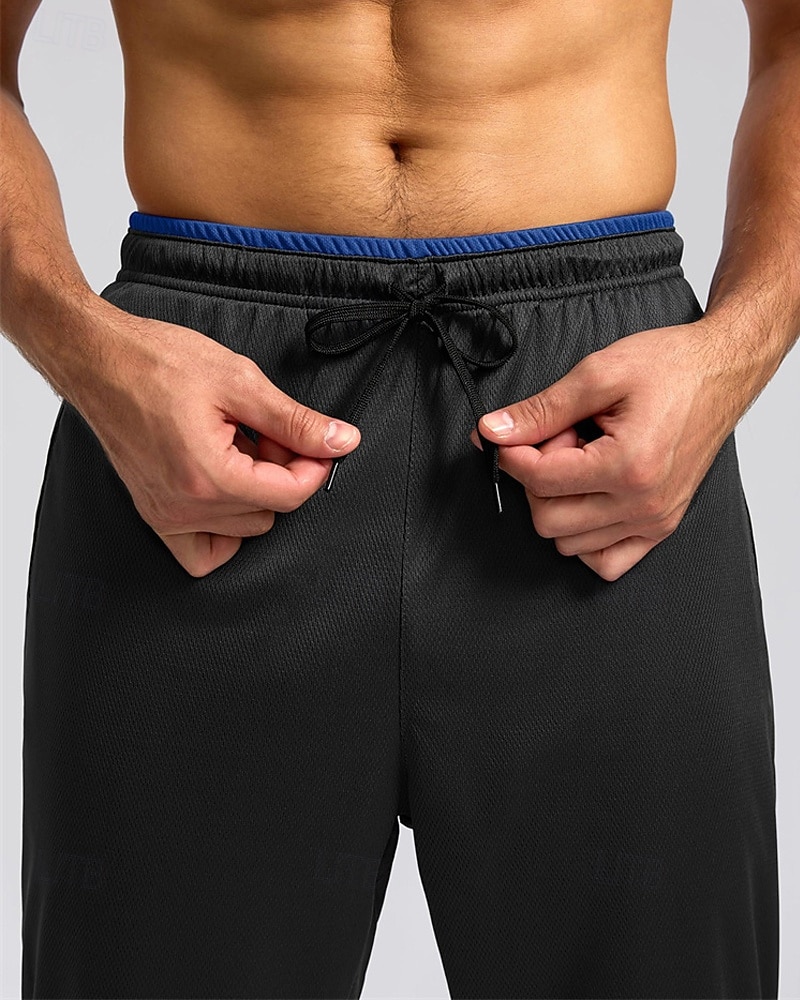 Per uomo Pantaloni da tuta Pantaloni Pantaloni della tuta a gamba dritta Tasca Elastico in vita Coulisse Blocco di colori Comodità Sport all'Aperto Quotidiano Moda Casual Nero 1 # Nero Micro-elastico del 2026 a $24.99 –P17