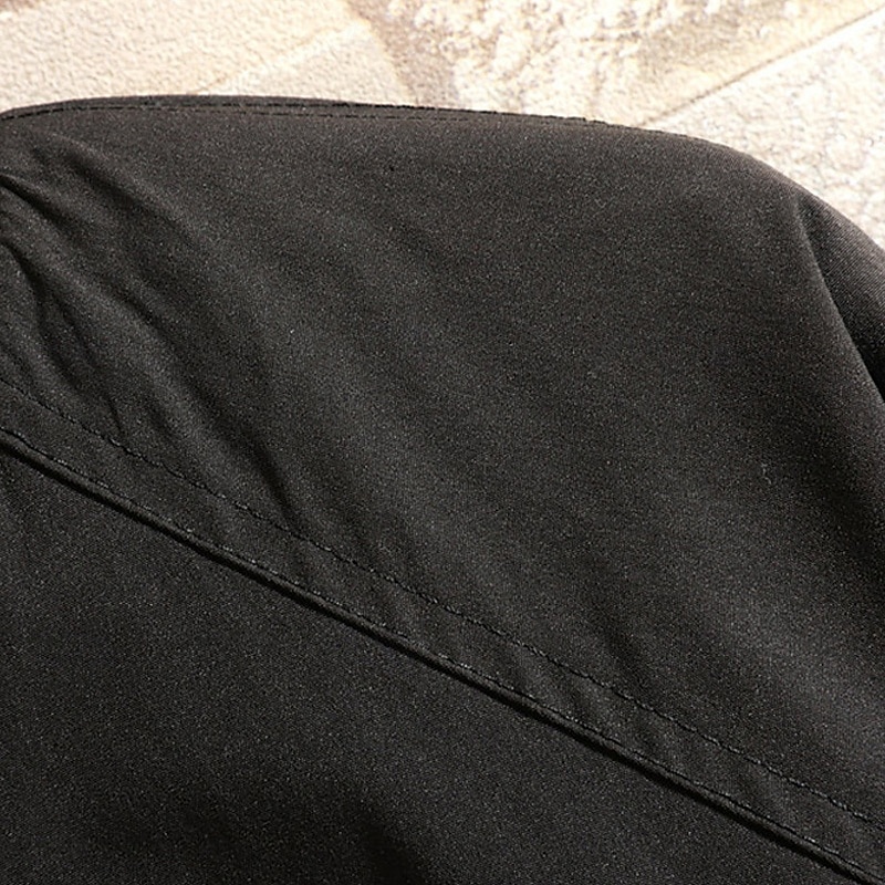 Herren Leichte Jacke Freizeitjacke Urlaub Täglich Atmungsaktiv Tasche Frühling Herbst Farbblock Mode Klassisch Stehkragen Regulär Aprikose Schwarz Gelb Grün Armeegrün Jacken 2025 - $35.99 –P8