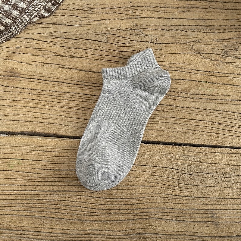 Herr 10 par Multipack Socka Löparstrumpor Vardagliga strumpor Svart Vit Färg Slät Semester Sport & Utomhus Dagligen Grundläggande Medium Vår Höst Mode Ledigt 2025 - $5.99 –P2