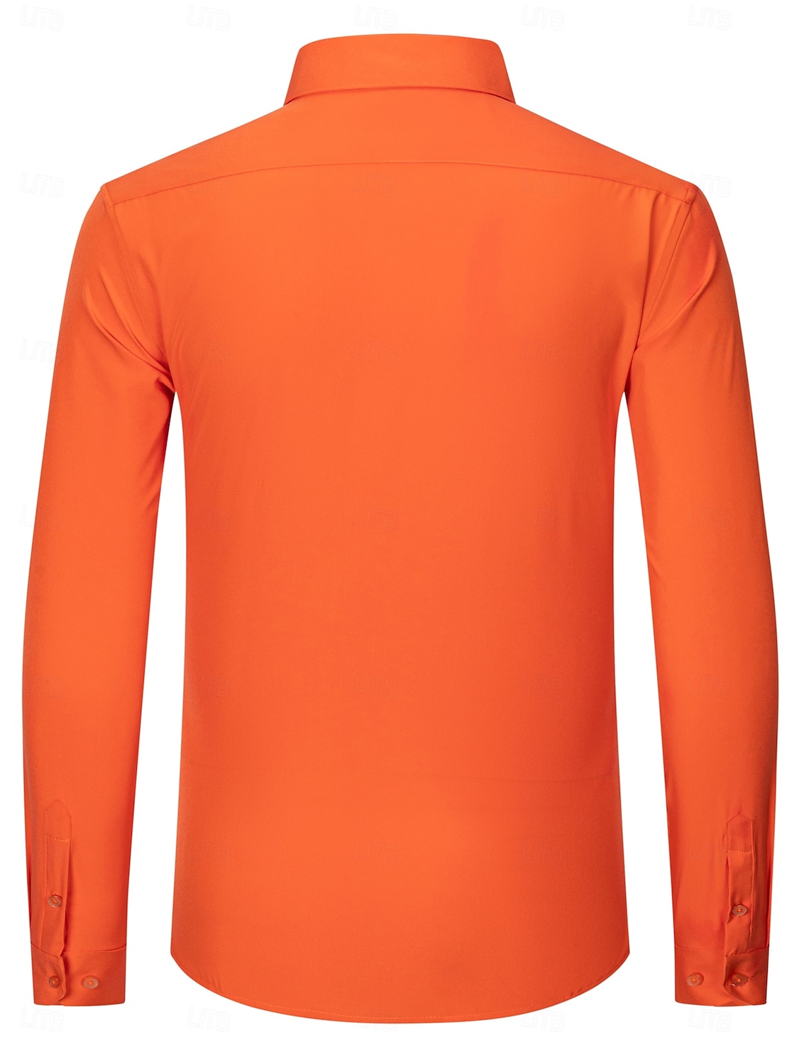 Per uomo Camicia Camicia elegante Camicie da Smoking Colore Solido / Tinta Unita Ufficio & Carriera Abbigliamento quotidiano Rosa + arancio Verde + arancio Rosa + verde Manica Lunga Colletto a Camicia del 2026 a $31.99 –P4