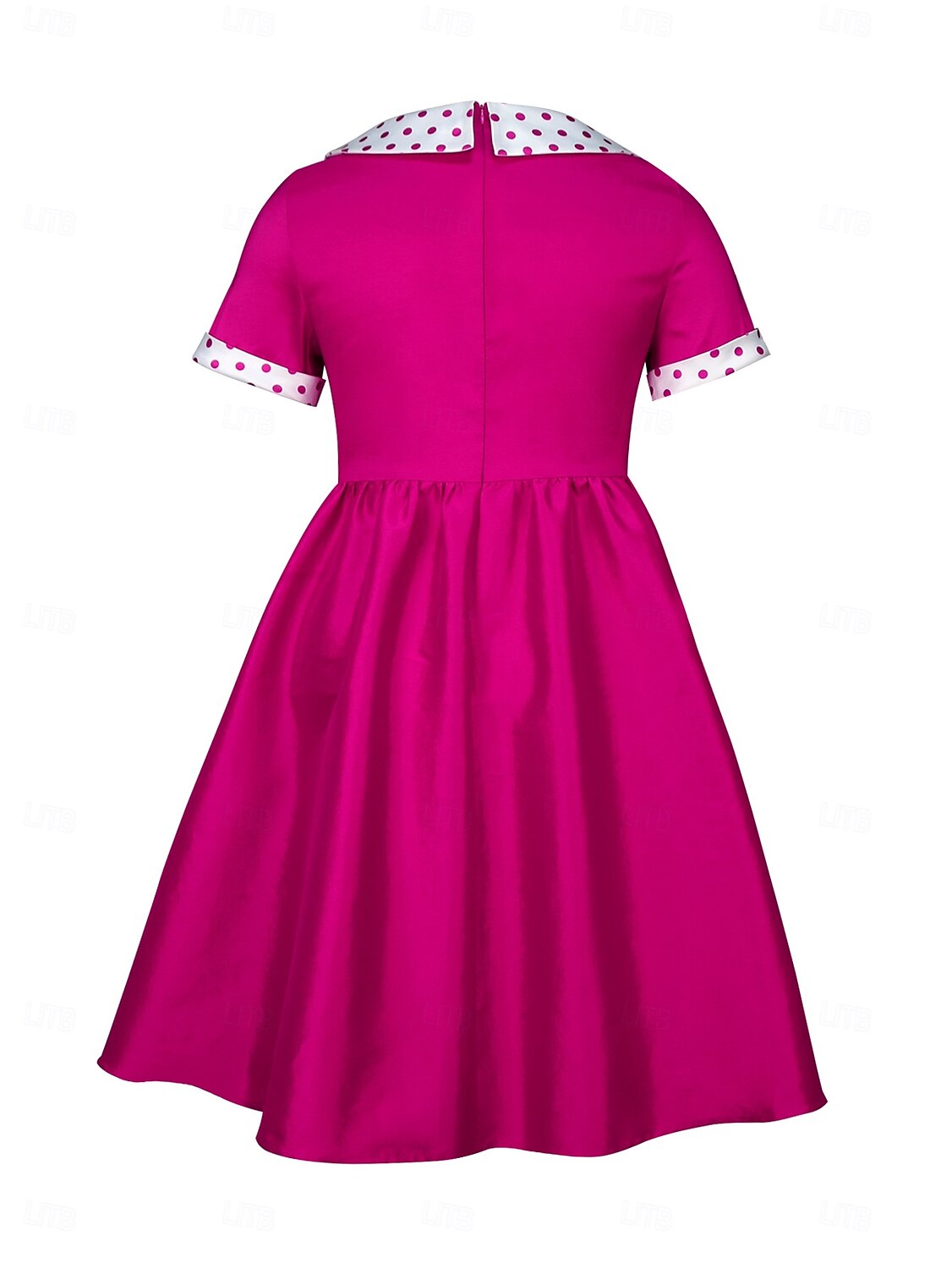 Retro 50. léta Rockabilly Polední Šaty na šaty Flare šaty Větší velikosti Puntíkované A-Linie Dámské Dovolená Maturita Párty a večer Dospělí Šaty Jaro léto 2025 - $51.99 –P2