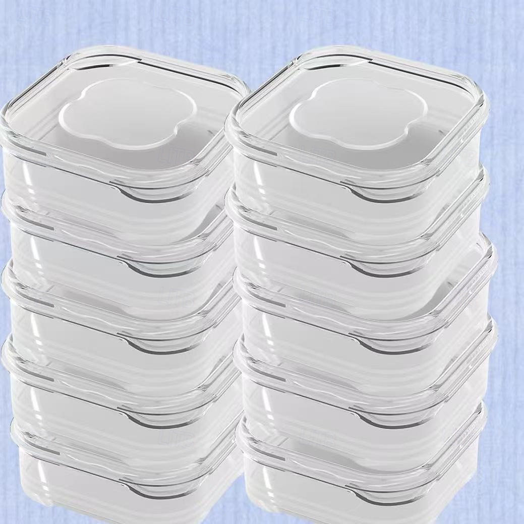 10pcs Airtight Food Storage Containers with Lids, Microwave and Refrigerator Safe Sealed Meal Prep Boxes for Kitchen and Home Organization 2025 - $14.99 –P6