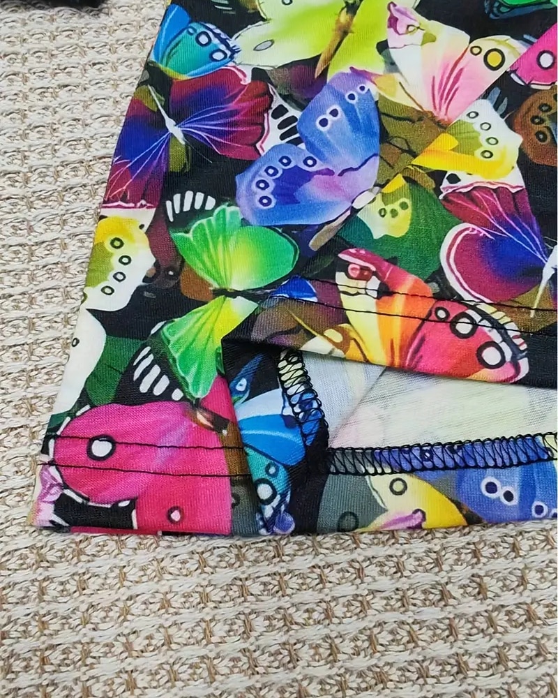 Dziewczyny ' 3D Motyl Sukienka Długi rękaw Lato Wiosna Urlop Codzienny Święto Księżniczka Piękny Słodkie Dzieci 4-12 lat Codzienne sukienki Sukienka A line Do kolan Regularny 2025 - $16.99 –P4
