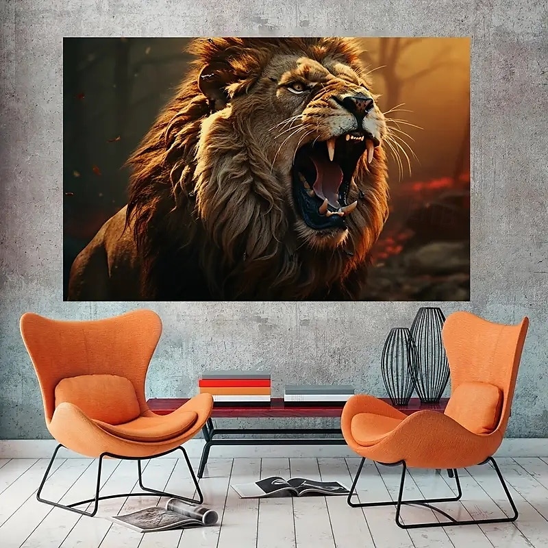 Print Rolled Canvas Prints - Abstract Animals Modern Traditional Art Prints 2025 - $10.49 –P2