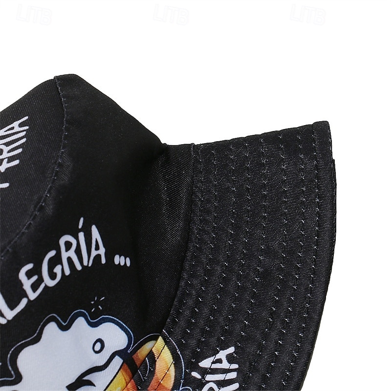 Herren Eimerhut Oktoberfesthut Schwarz Polyester Druck Mode Lässig Straße Täglich Bier Sonnenschutz Atmungsaktiv 2025 - $6.49 –P8