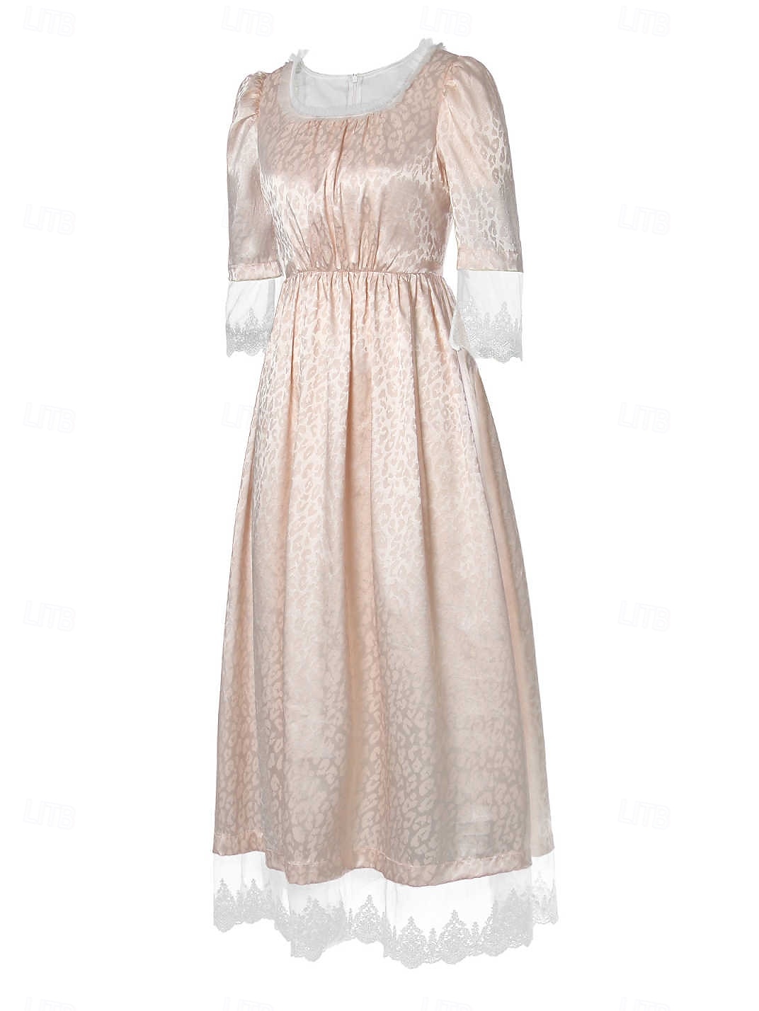 Középkori Reneszánsz 18. század Déli Báli ruha Empire derekú ruha Talár Csipke Regency ihlette Jelmez Női Fantasy Mindszentek napja Farsang Álarcos mulatság LARP Retro témájú buli Felnőttek Ruha 2025 - $53.99 –P2