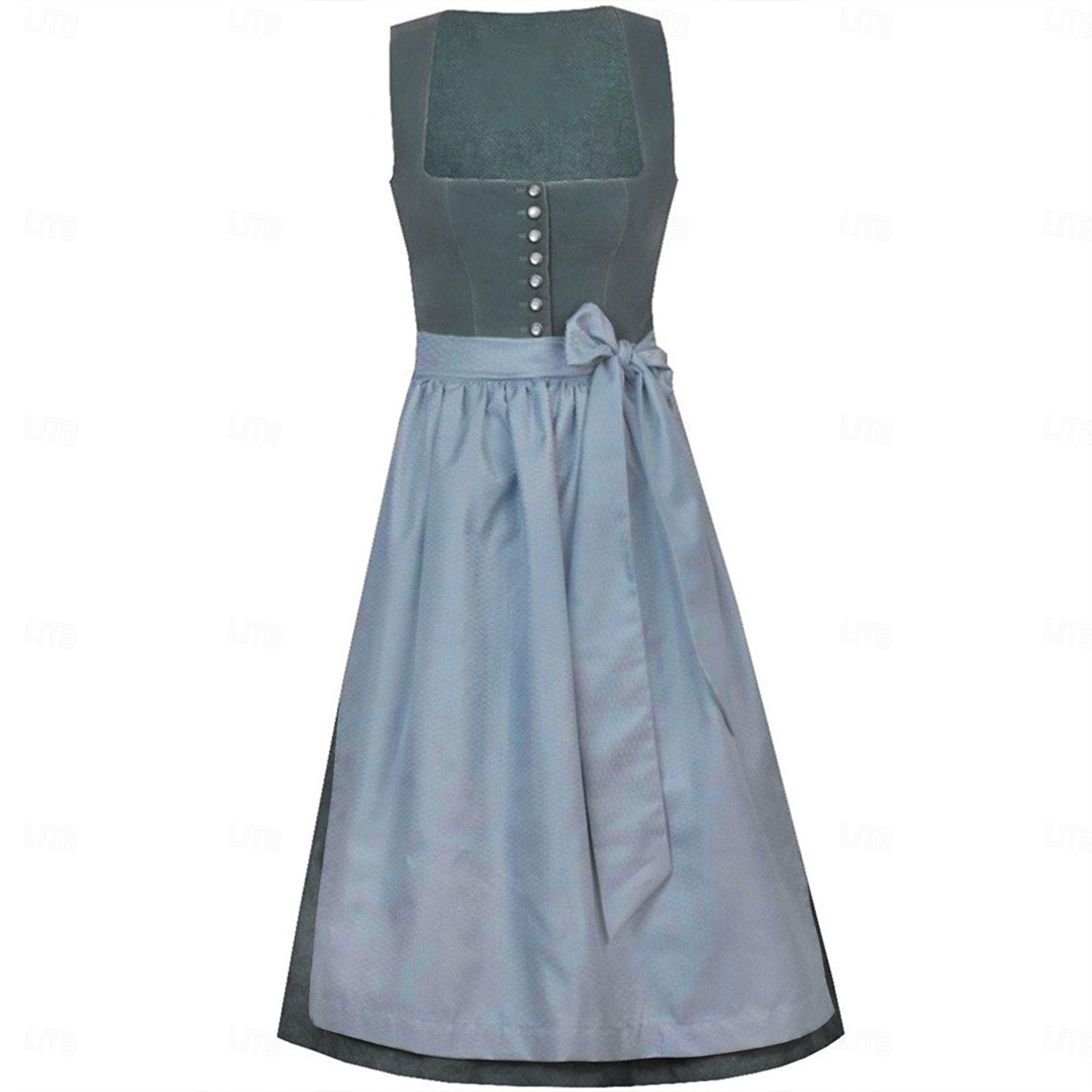 Oktoberfest Beer Oktoberfest Dress Dirndl Trachtenkleider Maid Bavarian German Wiesn Women's Carnival Beer Festival Traditional Style Cloth Dress Apron Without Blouse 2025 - $61.99 –P2