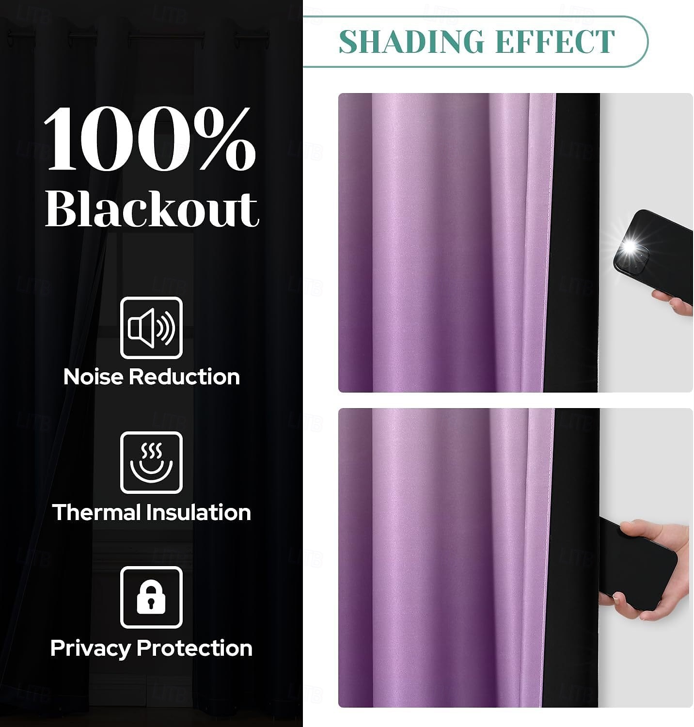 Cortinas 2025 nuevas cortinas opacas impresas en 3D con bloqueo total de luz, cortinas recubiertas con diseños gráficos únicos, paneles de ventana modernos para dormitorio o sala de estar 2025 - $87.99 –P10