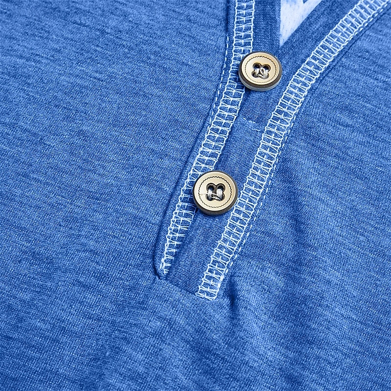 Per uomo Maglietta Maglia Henley Maniche Corte Semplice Moda Designer Essenziale Henley Vacanza Streetwear Uscire Estate Nero Blu Verde Maglietta Henley del 2026 a $10.49 –P8