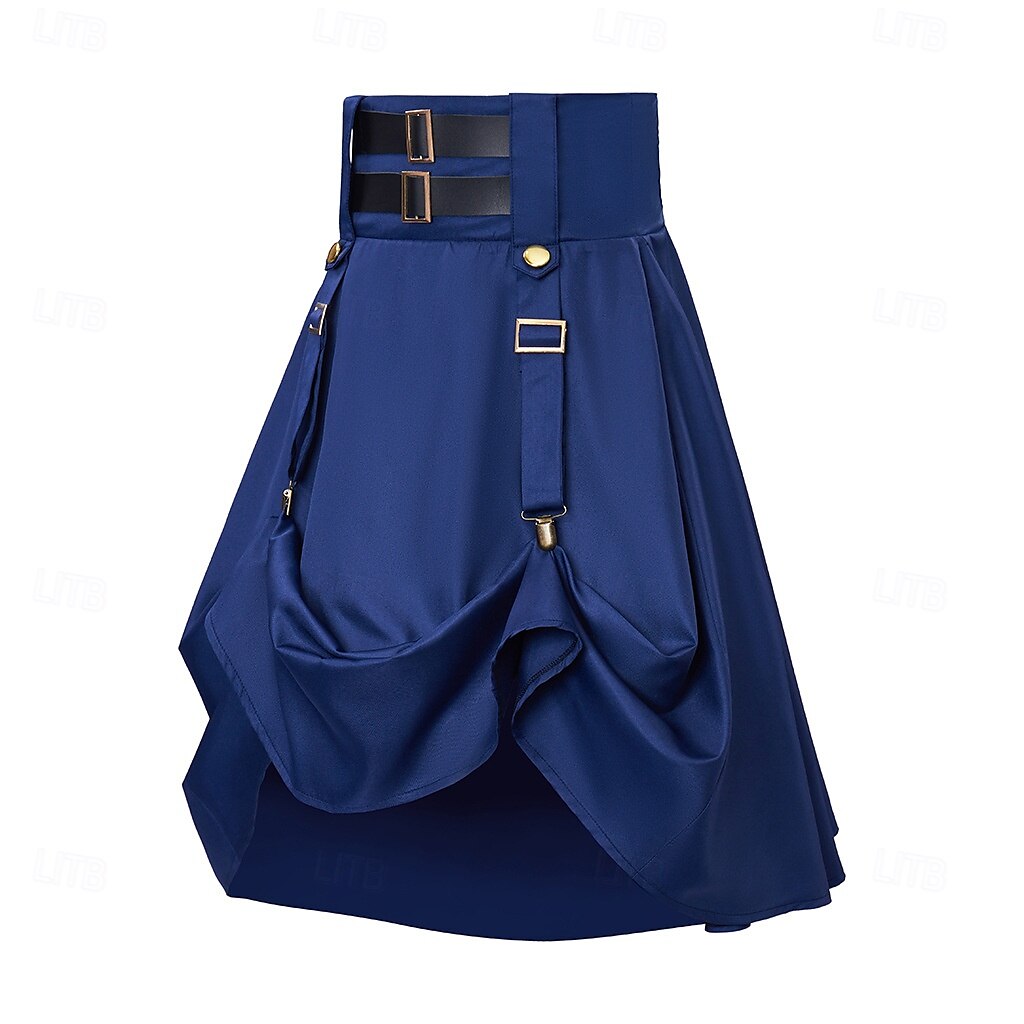 Retro / vintage Medieval Renascentist Lung Fustă Pentru femei Halloween Mascaradă Tematica Târgul Renașterii Festival Adulți Fustă 2025 - $72.99 –P12