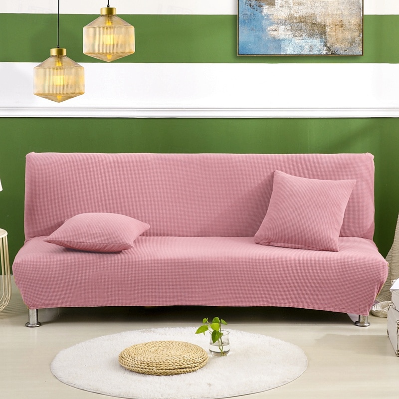 Capa de sofá-cama sem braços em tecido jacquard à prova d'água, decoração de ano novo, capa protetora elástica para banco de 2025 por $34.99 –P11