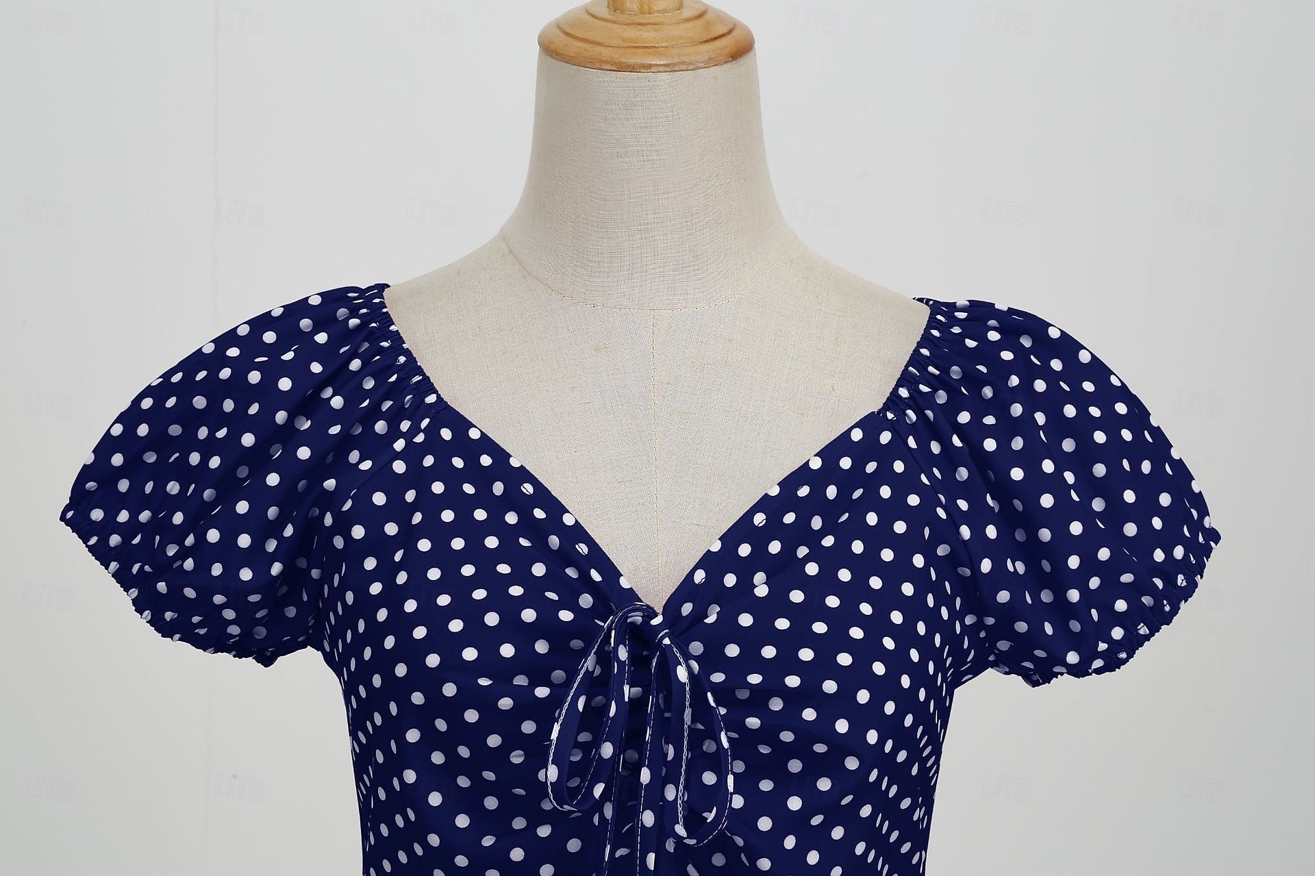 Retro Vintage 1950s Rockabilly Swing Dress Flare Dress Fit and