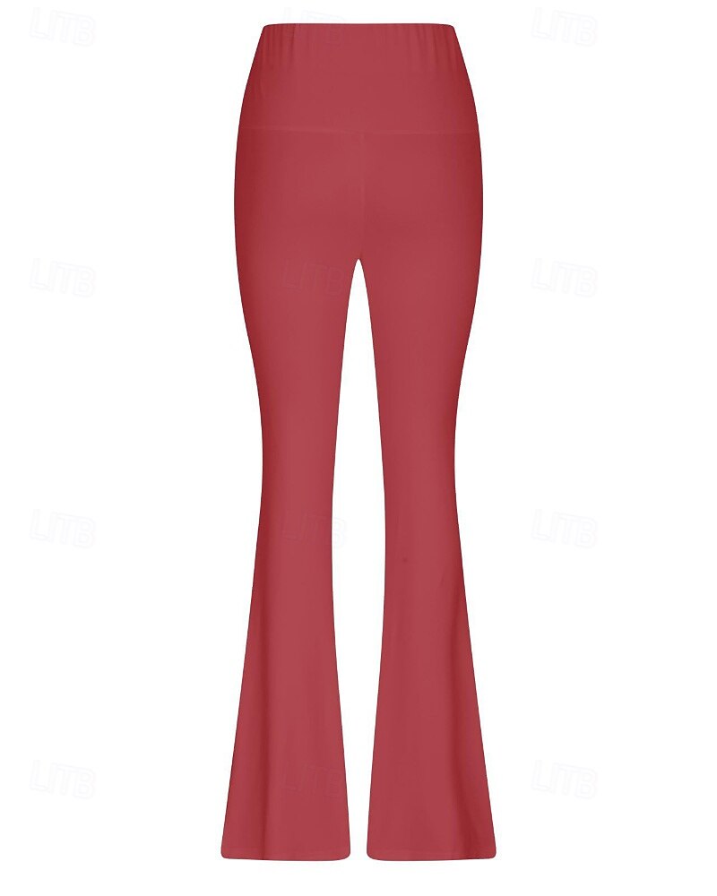 Per donna Gamba larga Pantaloni Eleganti Streetwear Casual Lunghezza intera Naturale Semplice Elastico in vita Confortevole Streetwear Ferie Abbigliamento quotidiano Magenta Grigio Nero Bianco Autunno del 2025 a $17.99 –P16