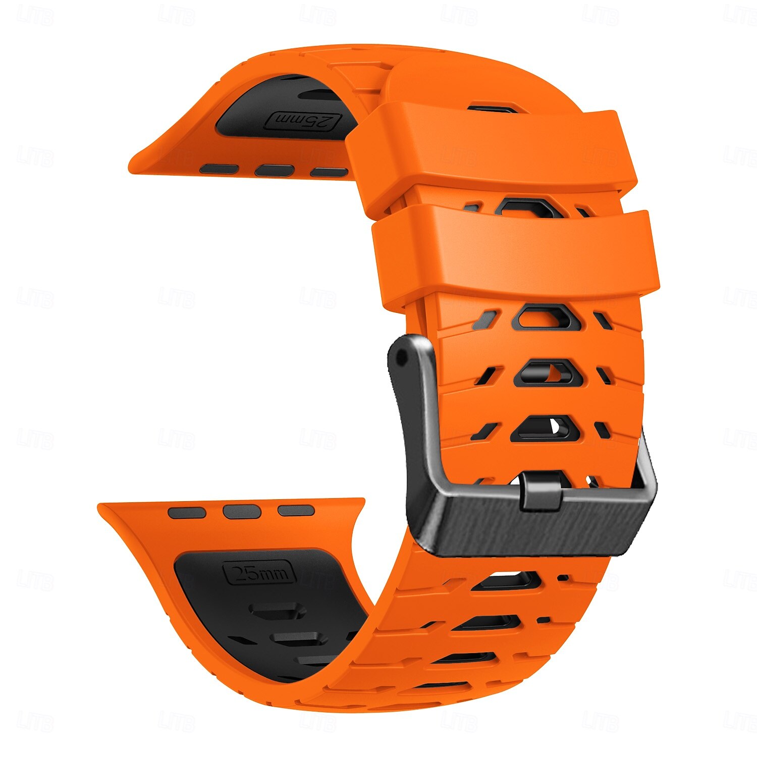 Pulseira esportiva compatível com Apple Watch 42mm 44mm 45mm 49mm Fecho de metal resistente Pulseira de silicone ajustável Pulseira de substituição para iWatch Ultra 2 Series 9 8 7 SE 6 5 4 de 2025 por $11.99 –P8