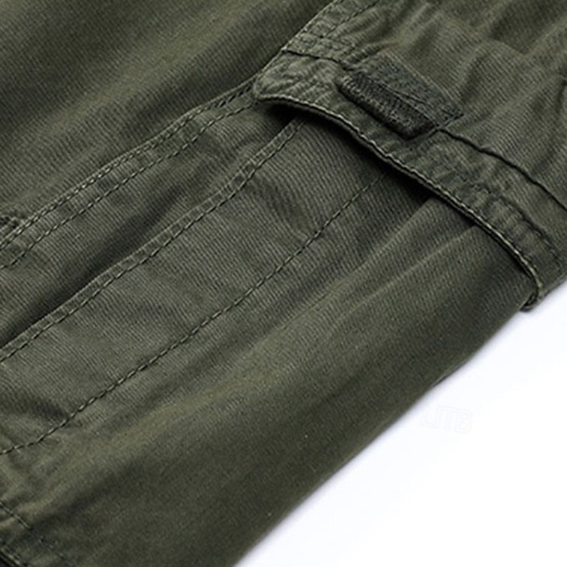 Homens Calças Cargo Calça cargo Calças de Trilha Bolso multi Perna reta Tecido Vestível Pavio Humido Comprimento total Ao ar livre Diário Acampar e Caminhar Moda Roupa de rua Preto Azul de 2025 por $22.49 –P2