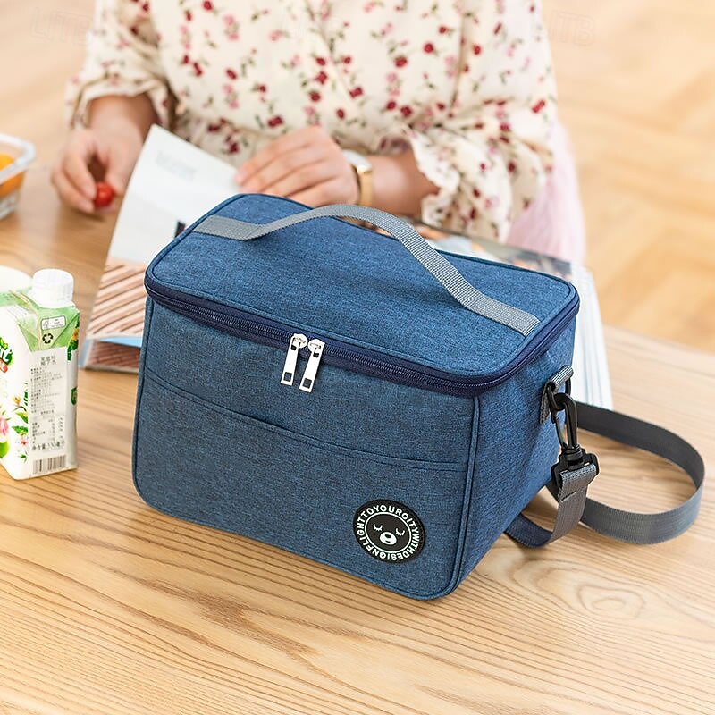 Lunch Bag for Women and Men for Back to School Office Picnic Hiking Beach New Insulated Tote Portable Bento Bag for Work Fresh Keeping Food Container Lunch Box Bag 2025 - $6.99 –P5