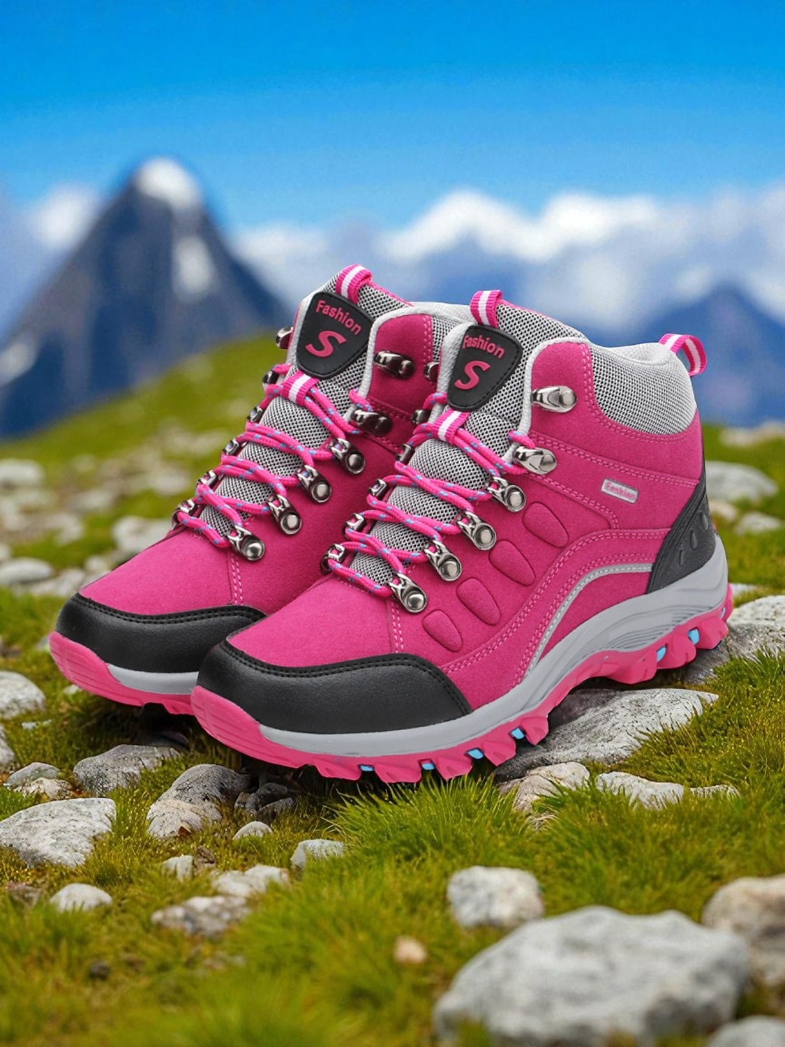scarponi da trekking impermeabili da donna – scarpe da trekking resistenti e antiscivolo per campeggio, arrampicata e camminate a lunga distanza del 2026 a $54.99 –P5