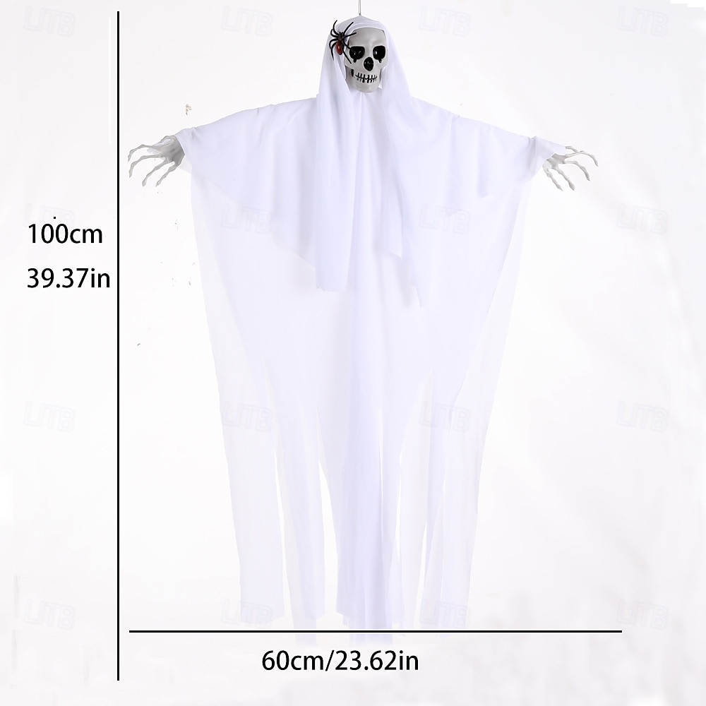2 Pack Halloween Hanging Skeleton Ghosts Decorations, Grim Reapers for Halloween Outdoor Decorations, Halloweens Skeleton Flying Ghost, Haunted Haunted House Prop, Party Decor 2026 - $24.99 –P6