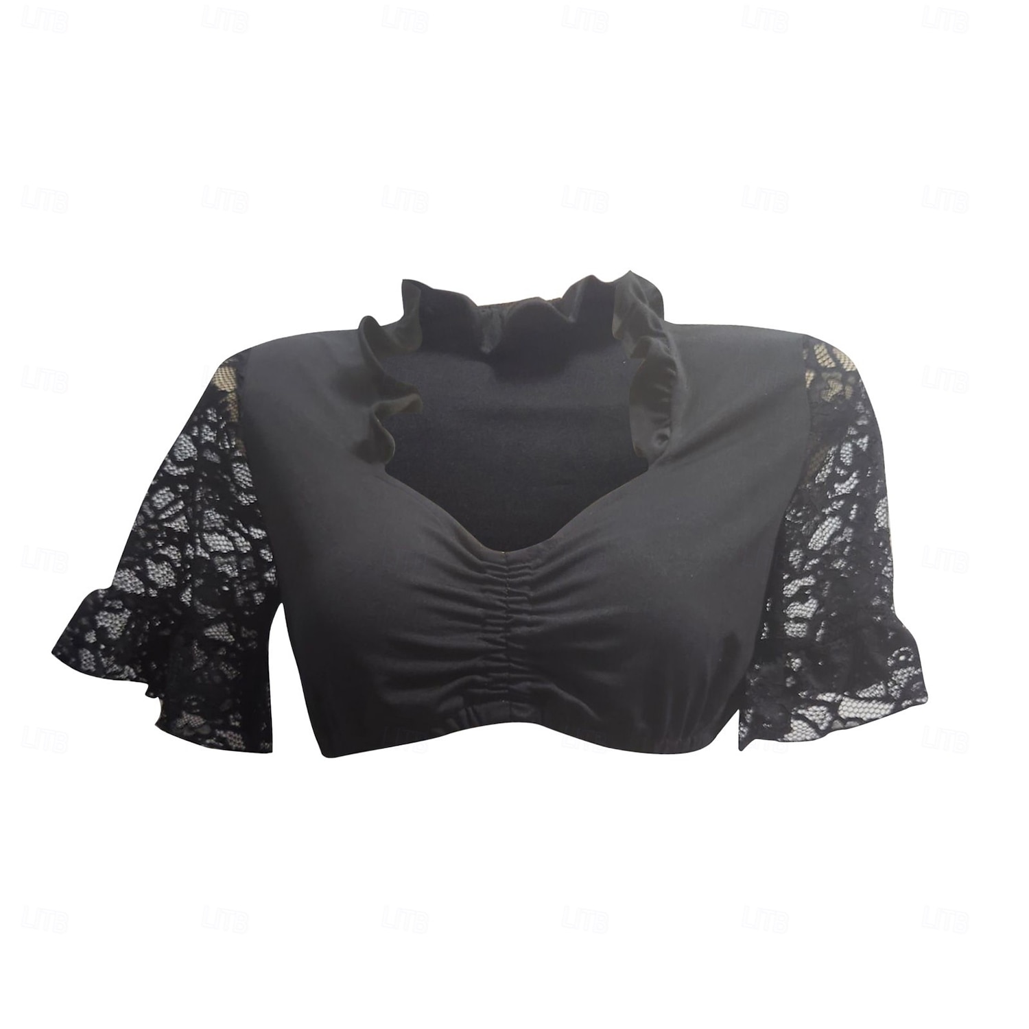 Oktoberfest Renda Cortado Blusa Dirndl Empregada Bávaro Alemão Munique prados Mulheres Carnaval Festa Pano de Estilo Tradicional de 2026 por $15.49 –P4