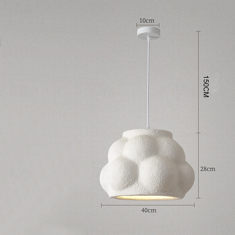 Подвесной светильник Cloud Wabi Sabi, высота 28 см, тёплый белый свет, цоколь E26/E27, регулируемая цепь 2025 - $399.99 –P6