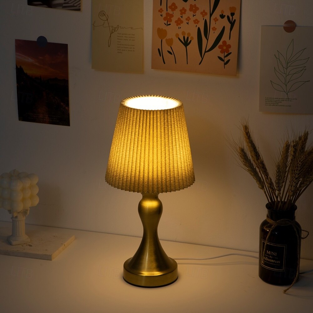 Lampe de lecture décorative moderne contemporaine alimentée par USB pour intérieur en métal de 2025 ? $21.99 –P3