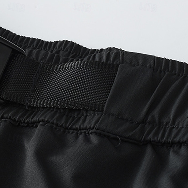 Herren Cargohosen Wanderhosen Regenhose zum Wandern Wasserdichte Hosen Winter Außen Normale Passform Wasserdicht Winddicht Unterteile Tasche Dunkelgrau Schwarz Camping / Wandern Laufen XS S M L XL 2025 - $39.99 –P9