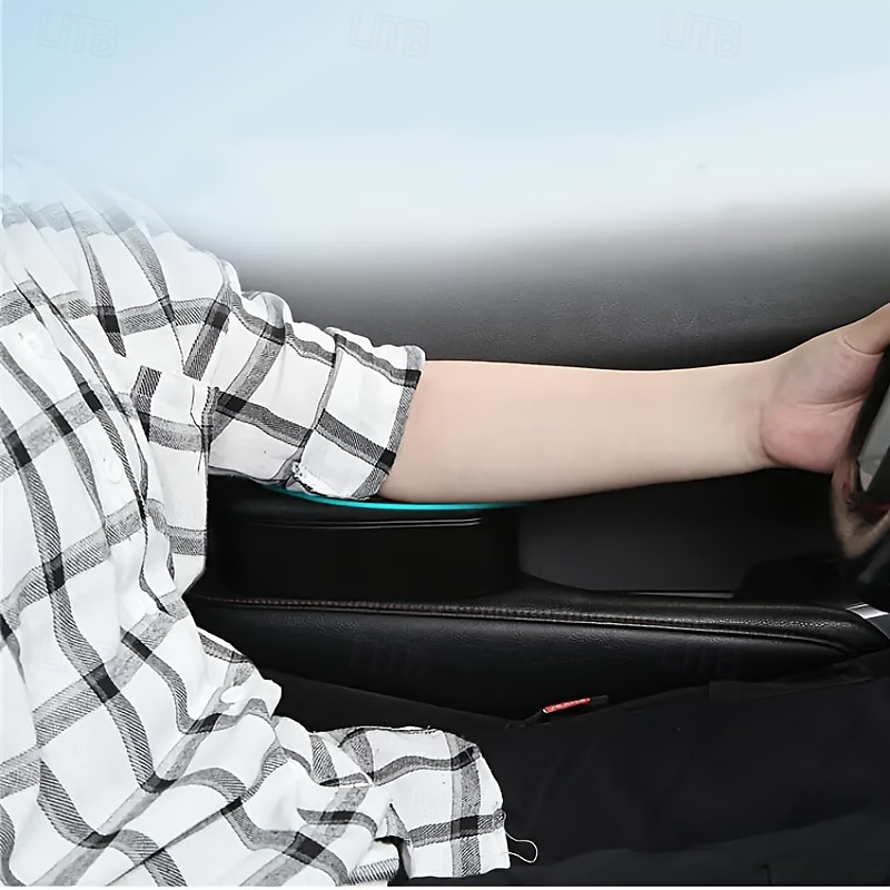 měkký &Pohodlné potahy na loketní opěrky z umělé kůže pro dveřní panely automobilů - nastavitelná výška, opěrky loktů, ochranné polštáře na lokty, vnitřní boxy výtahů, potahy na loketní opěrky do auta 2025 - $17.99 –P2