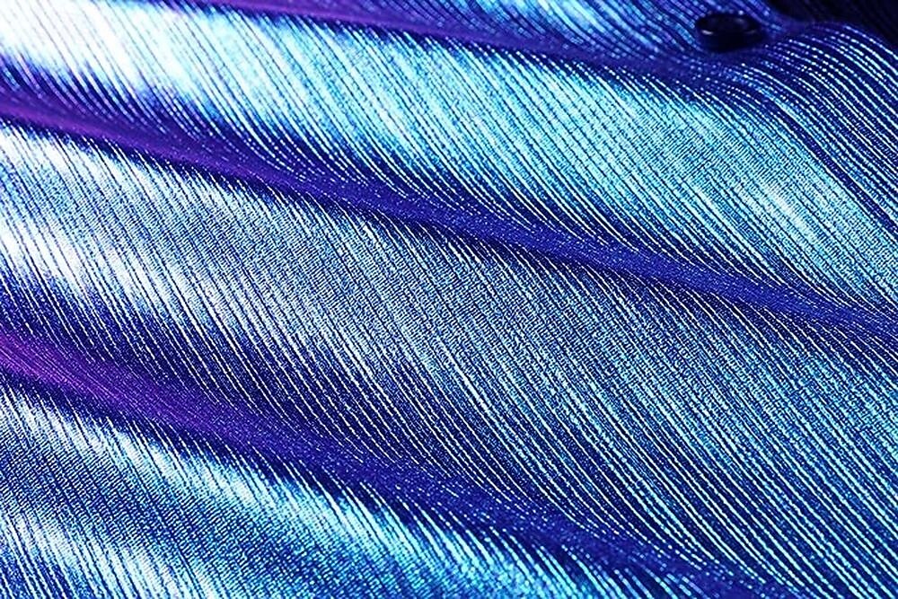 Disco Anni '80 Metallico Lucido Blusa / Camicia Mascherata Disco Tinta unica Per uomo Costume di Carnevale Mascherata Festa / Sera Parata dell'Orgoglio Mese dell'orgoglio Adulti Camicia del 2025 a $22.99 –P5