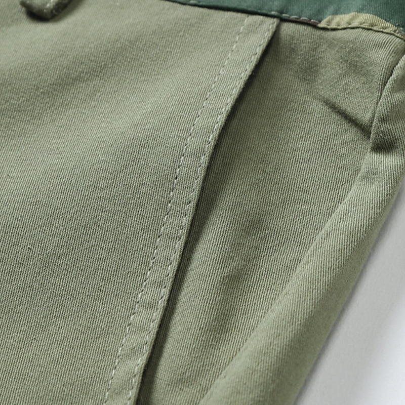 Herren Cargo-Shorts Shorts Sommershorts Patchwork Mehrere Taschen Tarnung Komfort tragbar Knielang Outdoor Sport Täglich Mode Lässig Schwarz Armeegrün 2025 - $25.99 –P6