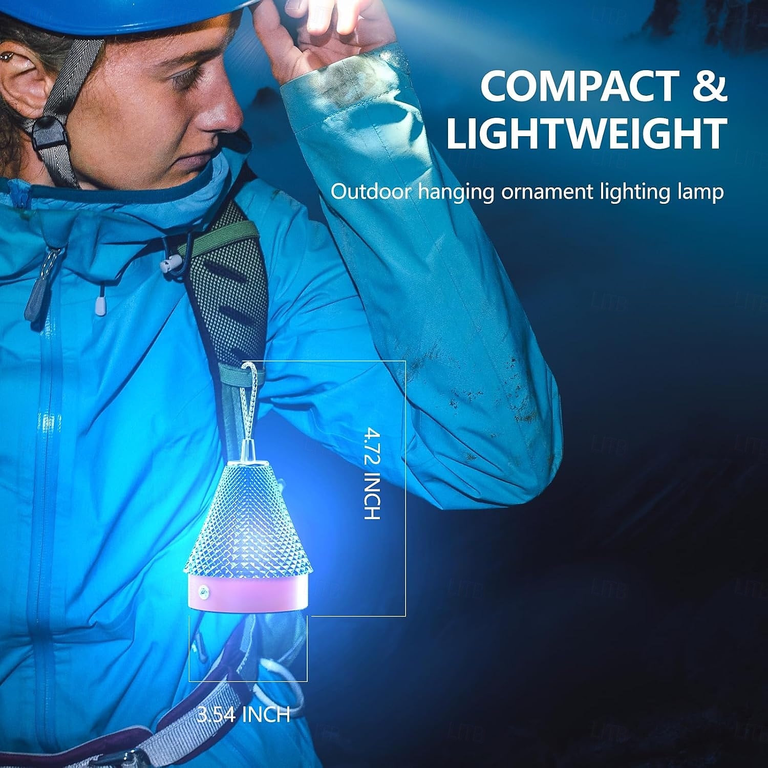 Veilleuse RVB moderne avec 7 couleurs réglables, veilleuse décorative portable pour chambre, salon, camping de 2025 ? $20.99 –P5