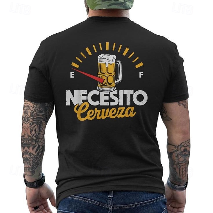 Oktoberfest Øl T-skjorte Bayersk München Tysk Graphic Til Herre Voksne Karneval Oktoberfest øl Varmstempling Fest Fritid / hverdag 2025 - $17.49 –P4
