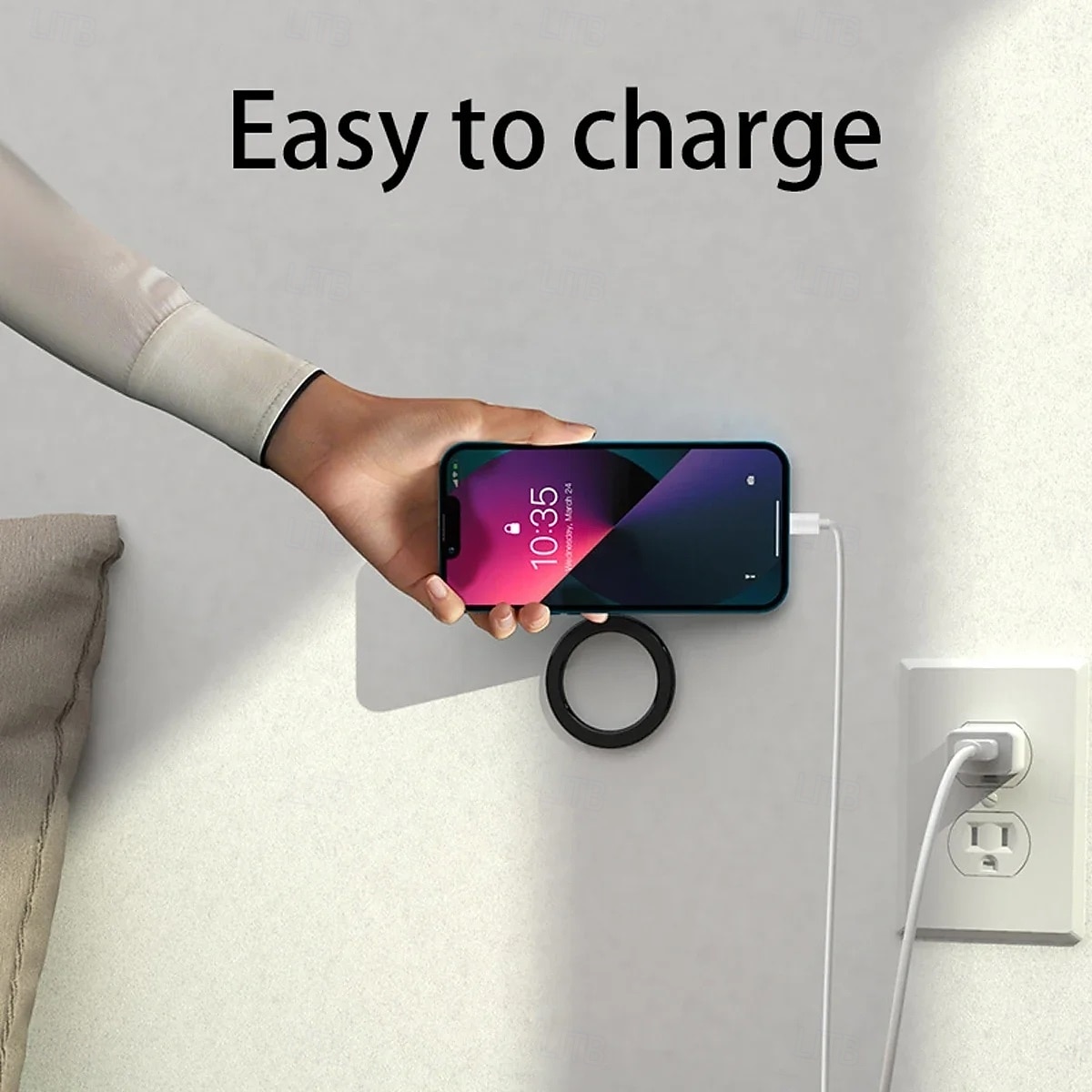 магнитный держатель телефона для iPhone 15 14 13 12 pro max магнитное кольцо крепление для magsafe держатель смартфона подставка для стены кухня автомобиль 2025 - $11.99 –P4